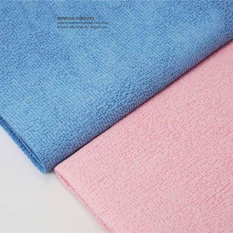 custom made lint free polyester polyamide fabric microfiber cloth